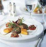 Gourmet lamb cutlet presented beautifully